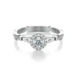 Pierścionek białe złoto z diamentami AJPZ_135